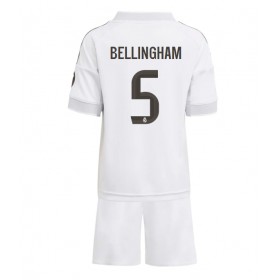Baby Fußballbekleidung Real Madrid Jude Bellingham #5 Heimtrikot 2025-26 Kurzarm (+ kurze hosen)